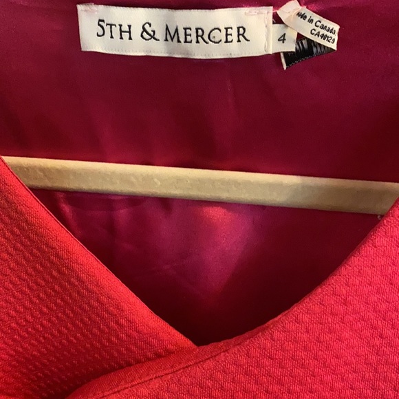 5th & Mercer fuchsia pink dress with slit - Picture 3 of 7